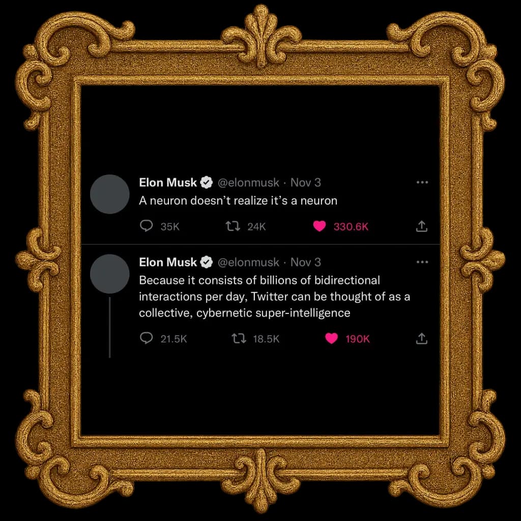 Illustration of tweet